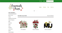 Desktop Screenshot of ornamentsforkeeps.com